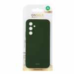 Onsala Phone Case with Silicone Feel Olive Green - Samsung A55 5G