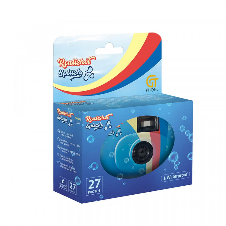 GT COMPANY Water Proof Single Use Camera 27 Exposures ISO 400
