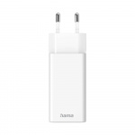 Hama Mini-charger USB-C + USB-A Qualcomm 3.0 38W White