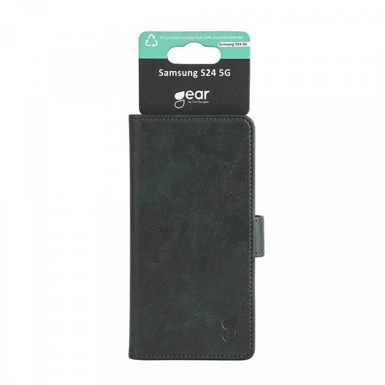 Gear Wallet Case 3 Card Slots Olive Green - Samsung S24 5G Gear Wallet Case 3 Card Slots Olive Green - Samsung S24 5G
