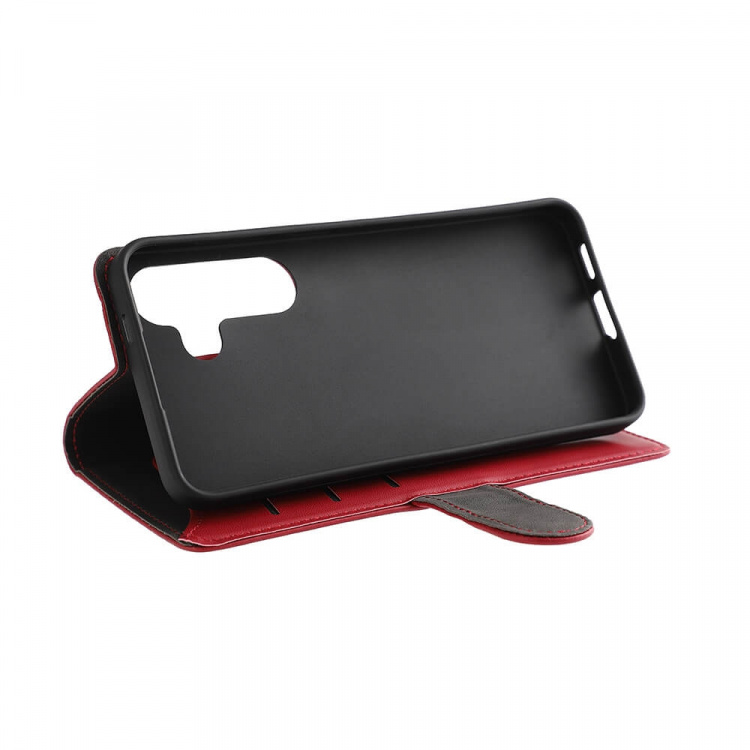Gear Wallet Case 3 Card Slots Red - Samsung S24 5G Gear Wallet Case 3 Card Slots Red - Samsung S24 5G