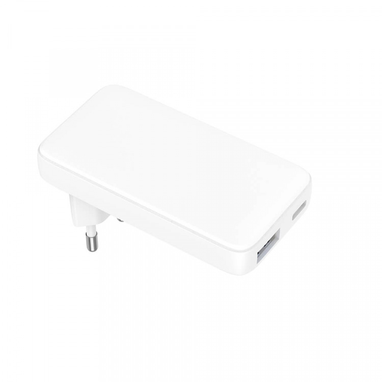 Gear Charger 220V 1xUSB-C+1xUSB-A PD/PPS 36W+QC 18W GaN White Gear Charger 220V 1xUSB-C+1xUSB-A PD/PPS 36W+QC 18W GaN White