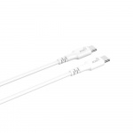 Gear Charger 220V 1xUSB-C White PD/PPS 30W +1m Cable USB-C to USB-C