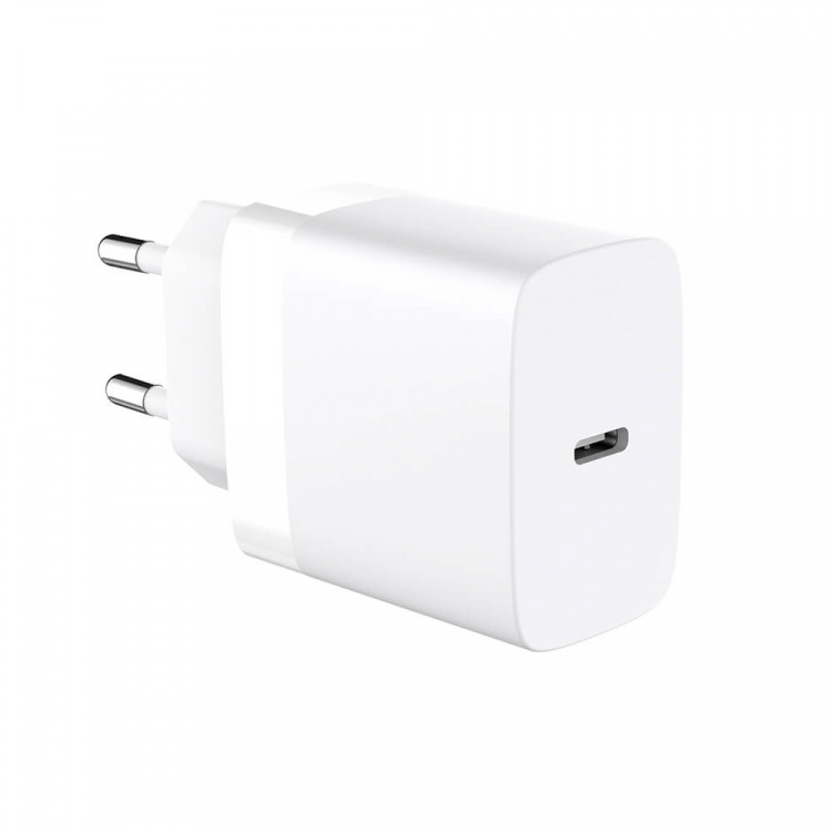 Gear Charger 220V 1xUSB-C White PD/PPS 30W +1m Cable USB-C to USB-C