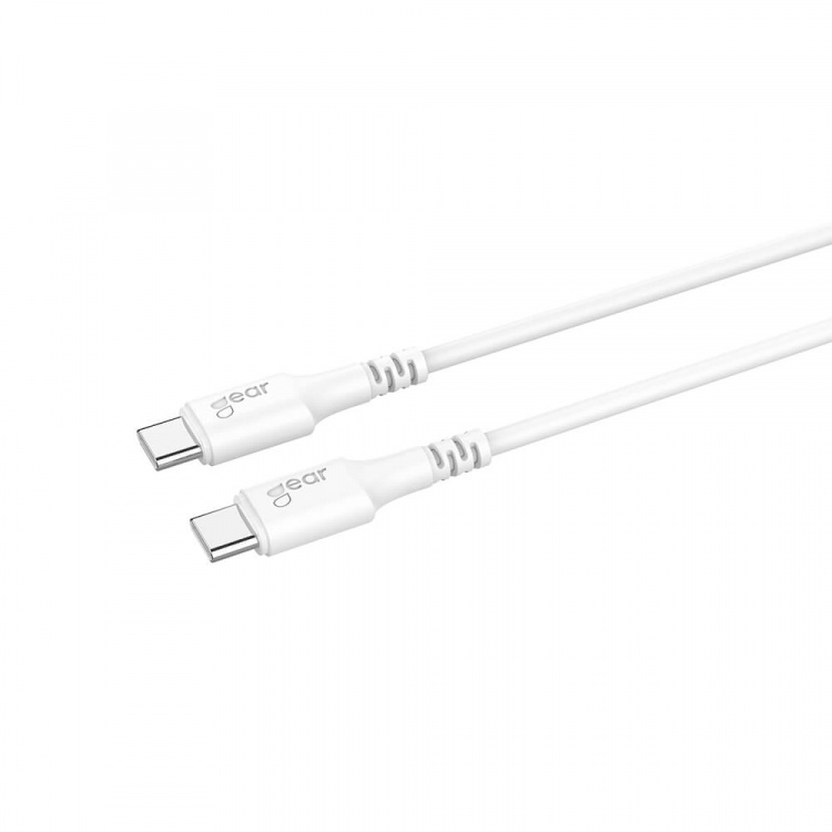Gear Charging cable USB-C to USB-C 2.0 0.5m Cable White Gear Charging cable USB-C to USB-C 2.0 0.5m Cable White