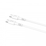 Gear Charging cable USB-C to USB-C 2.0 0.5m Cable White Gear Charging cable USB-C to USB-C 2.0 0.5m Cable White