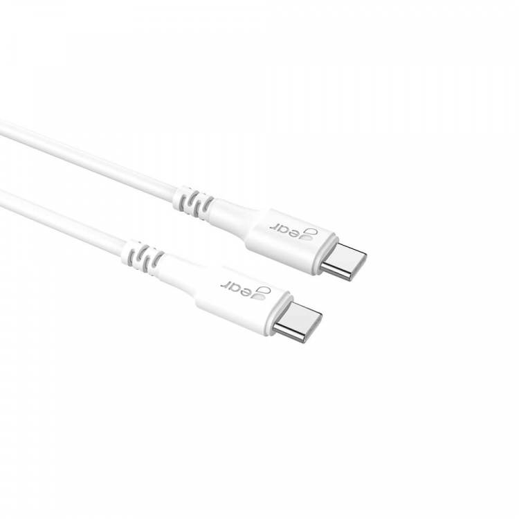 Gear Charging cable USB-C to USB-C 2.0 0.5m Cable White Gear Charging cable USB-C to USB-C 2.0 0.5m Cable White