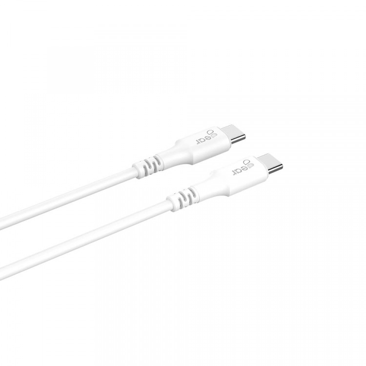 Gear Charging cable USB-C to USB-C 2.0 0.5m Cable White Gear Charging cable USB-C to USB-C 2.0 0.5m Cable White