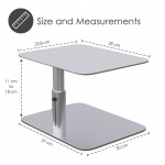 Desire2 Monitor Stand Vertical Adjustable