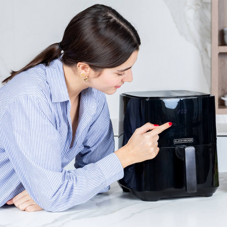 BLACK+DECKER Air Fryer Black 5L 1450W BLACK+DECKER Air Fryer Black 5L 1450W