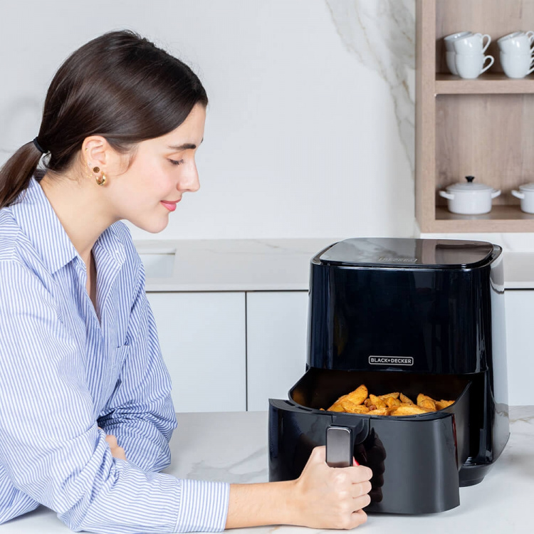 BLACK+DECKER Air Fryer Black 5L 1450W BLACK+DECKER Air Fryer Black 5L 1450W