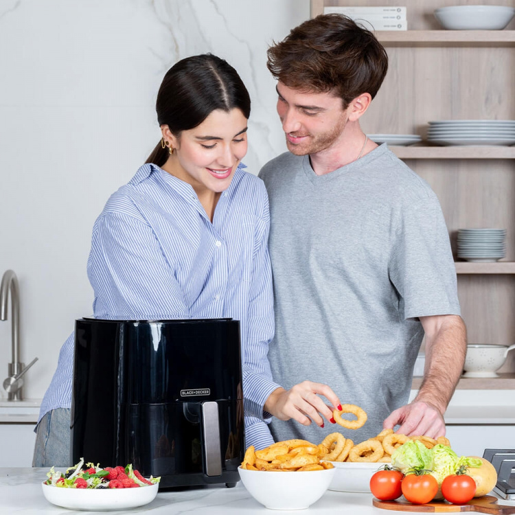 BLACK+DECKER Air Fryer Black 5L 1450W BLACK+DECKER Air Fryer Black 5L 1450W