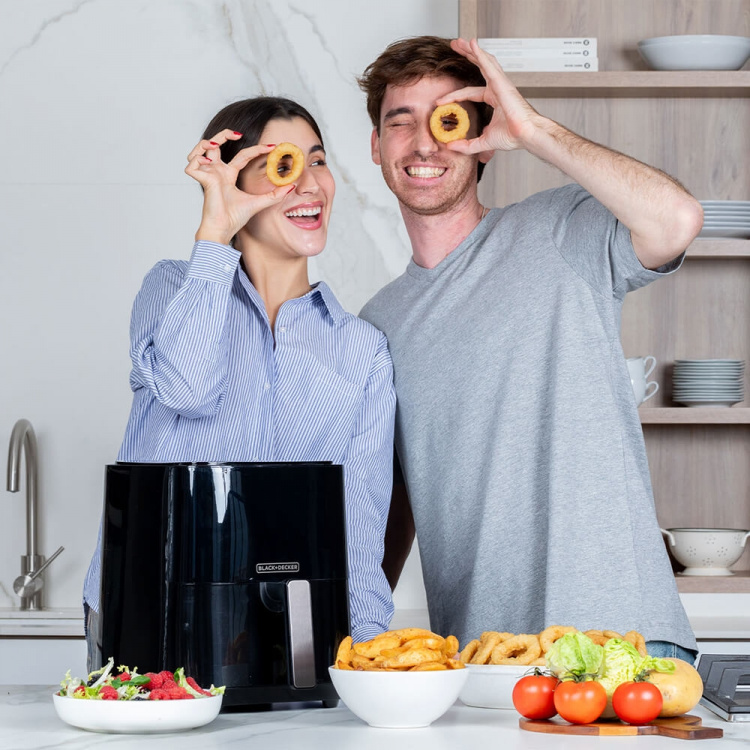 BLACK+DECKER Air Fryer Black 5L 1450W BLACK+DECKER Air Fryer Black 5L 1450W