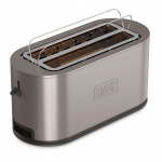 BLACK+DECKER Toaster 2 Long Slot Stainless Steel