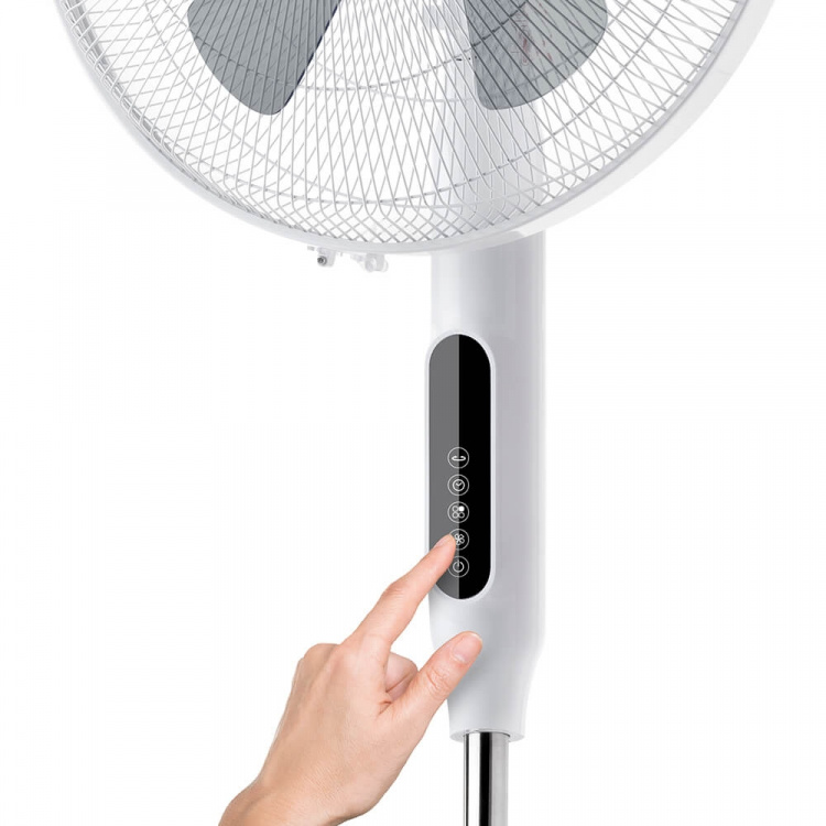 BLACK+DECKER Pedestal Fan 5 Blades White