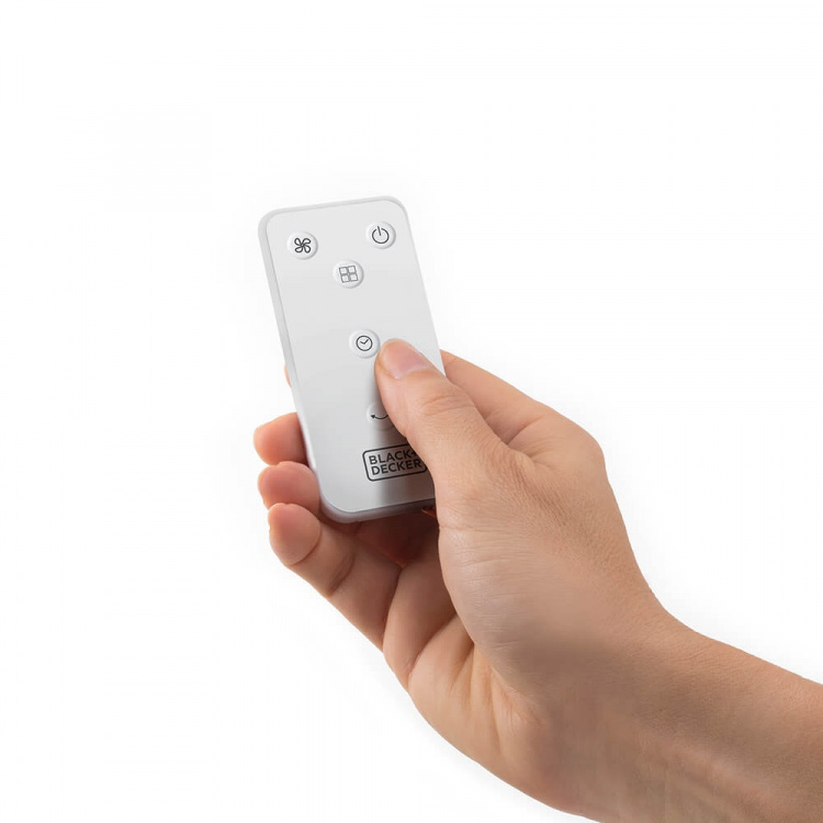 BLACK+DECKER Pedestal Fan 5 Blades White