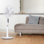 BLACK+DECKER Pedestal Fan 5 Blades White