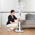 BLACK+DECKER Pedestal Fan 5 Blades White