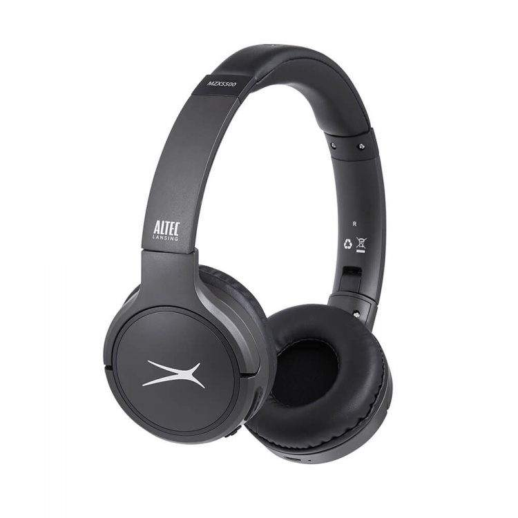 Altec Lansing Headphone Wireless 2-in-1 On-Ear NanoPhone Black