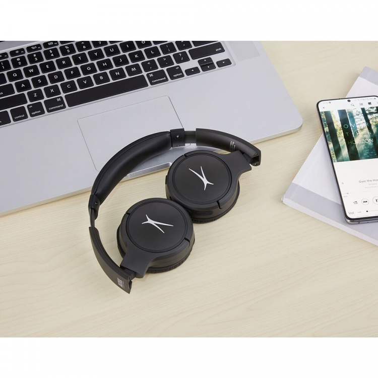 Altec Lansing Headphone Wireless 2-in-1 On-Ear NanoPhone Black