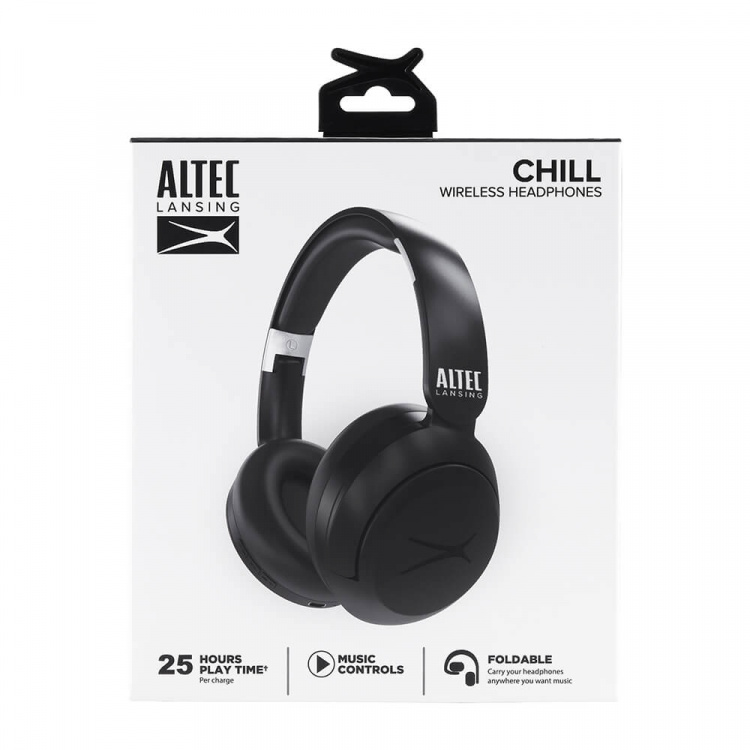 Altec Lansing Headphone Chill Wireless Over-Ear Black Altec Lansing Headphone Chill Wireless Over-Ear Black