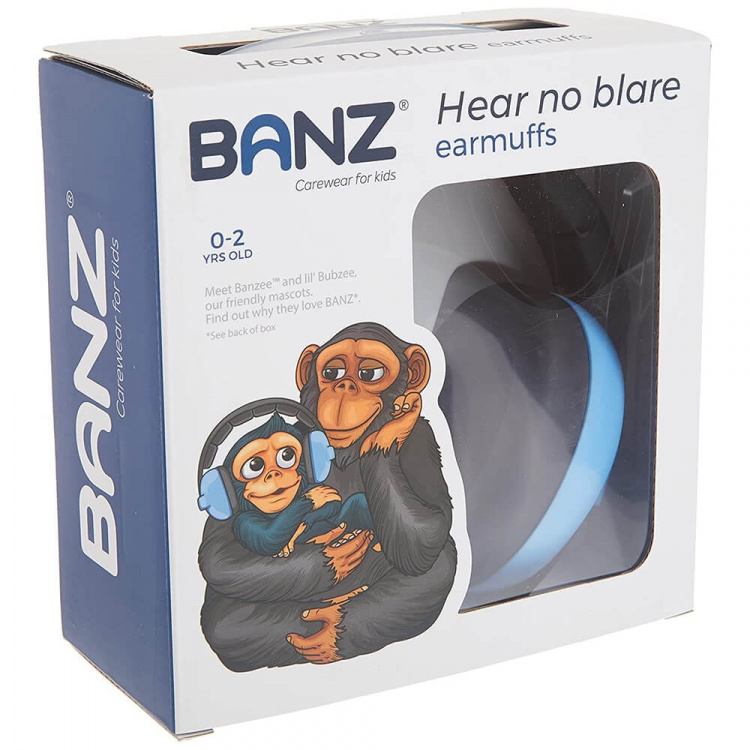BANZ Earmuffs Baby Sky Blue