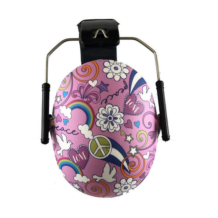 BANZ Earmuffs Kids Peace Pink