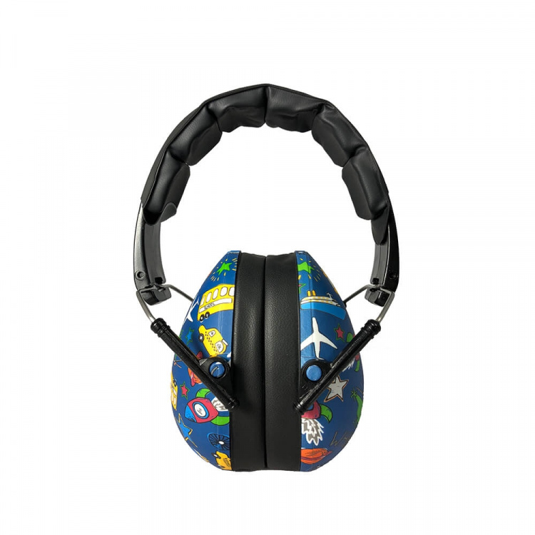 BANZ Earmuffs Kids Transport Blue