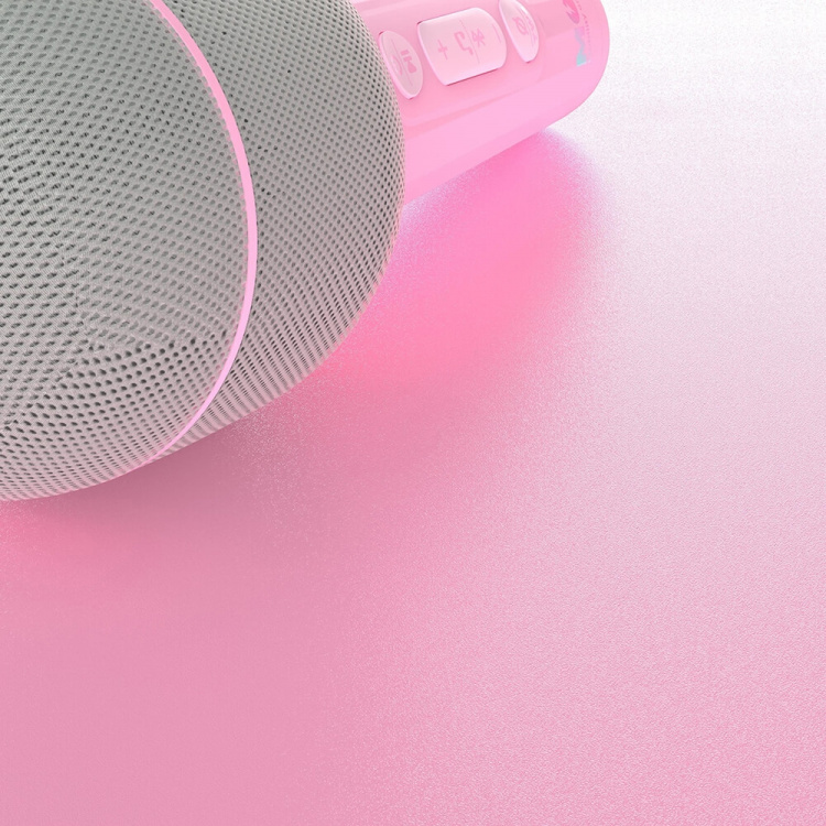 Mobility On Board Karaoke Microphone Groovy Pink