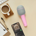 Mobility On Board Karaoke Microphone Groovy Pink