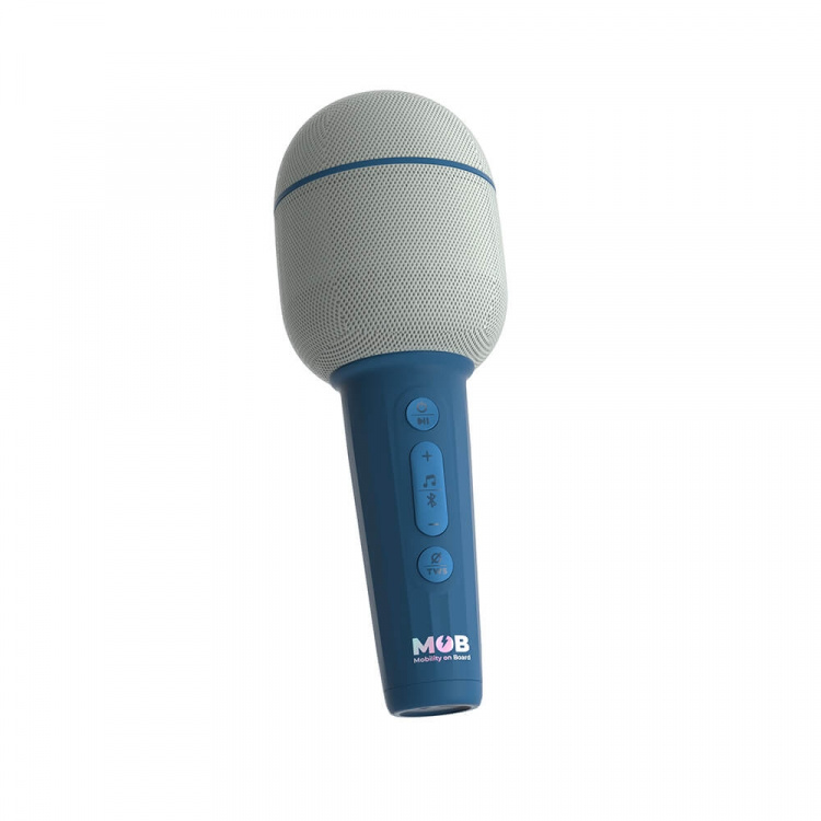 Mobility On Board Karaoke Microphone Groovy Blue