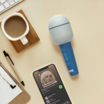 Mobility On Board Karaoke Microphone Groovy Blue