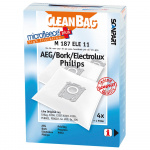 CLEANBAG Microfleece+ Dustbag S-Bag Electrolux/Philips 4+1