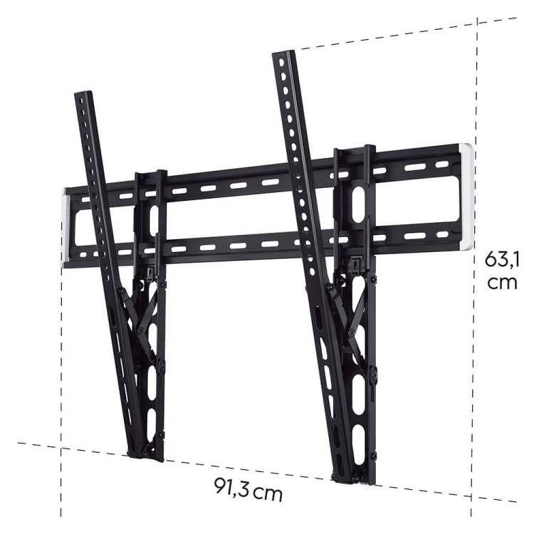 Hama TV Wall Bracket Tilt VESA up to 800x600 100 Hama TV Wall Bracket Tilt VESA up to 800x600 100