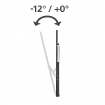 Hama TV Wall Bracket Tilt VESA up to 800x600 100 Hama TV Wall Bracket Tilt VESA up to 800x600 100