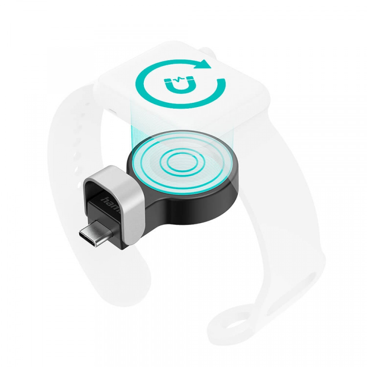 Hama Charger Wireless for Apple Watch USB-C Black Hama Charger Wireless for Apple Watch USB-C Black
