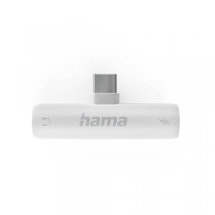 Hama Adapter Audio USB-C White Hama Adapter Audio USB-C White