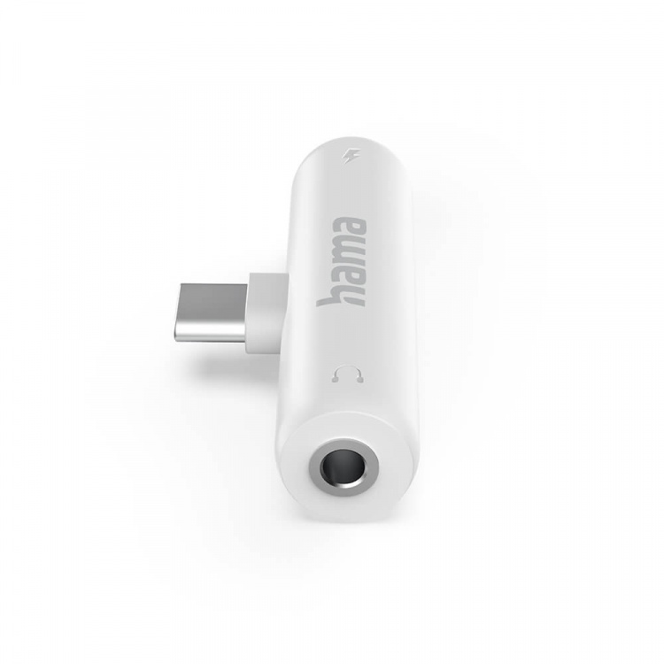 Hama Adapter Audio USB-C White Hama Adapter Audio USB-C White