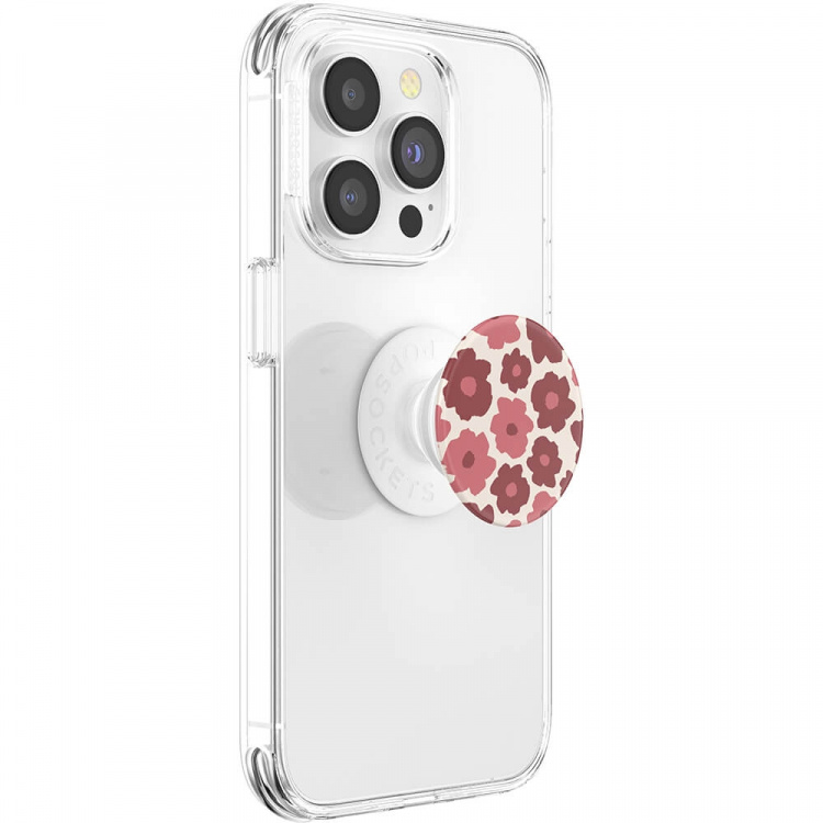 PopSockets PopGrip Original Mauve Floral PopSockets PopGrip Original Mauve Floral