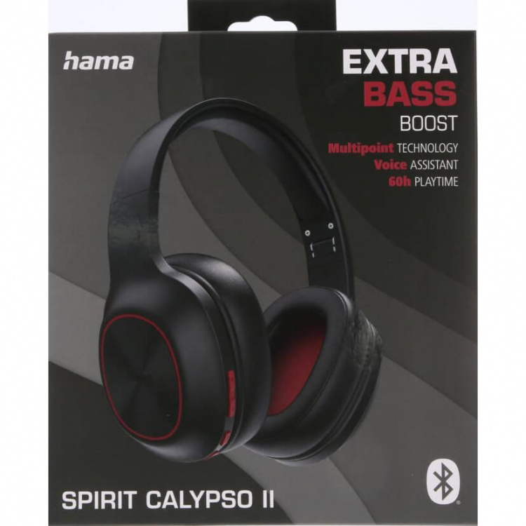 Hama Headphone Over-Ear Spirit Calypso 2 Black