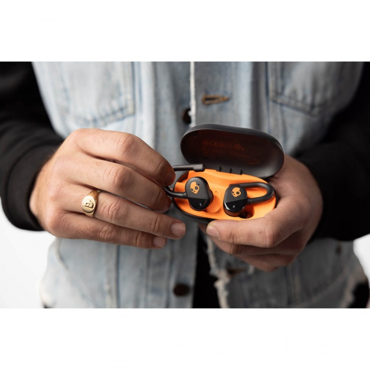 Skullcandy Headphone Push Play TWS In-Ear Black Black/Orange Skullcandy Headphone Push Play TWS In-Ear Black Black/Orange