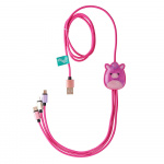 Squishmallows Chargercable 1.2m Lola 3in1 USB-C/Micro/Lightning
