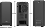 Be Quiet! Silent Base 601 ATX case, black