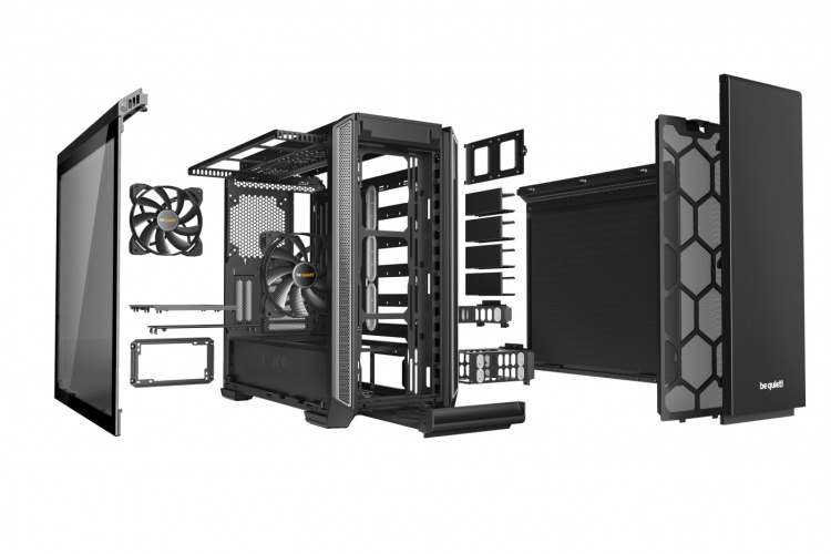 Be Quiet! Silent Base 601 ATX case with window, black/silver