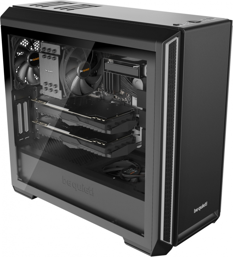 Be Quiet! Silent Base 601 ATX case with window, black/silver