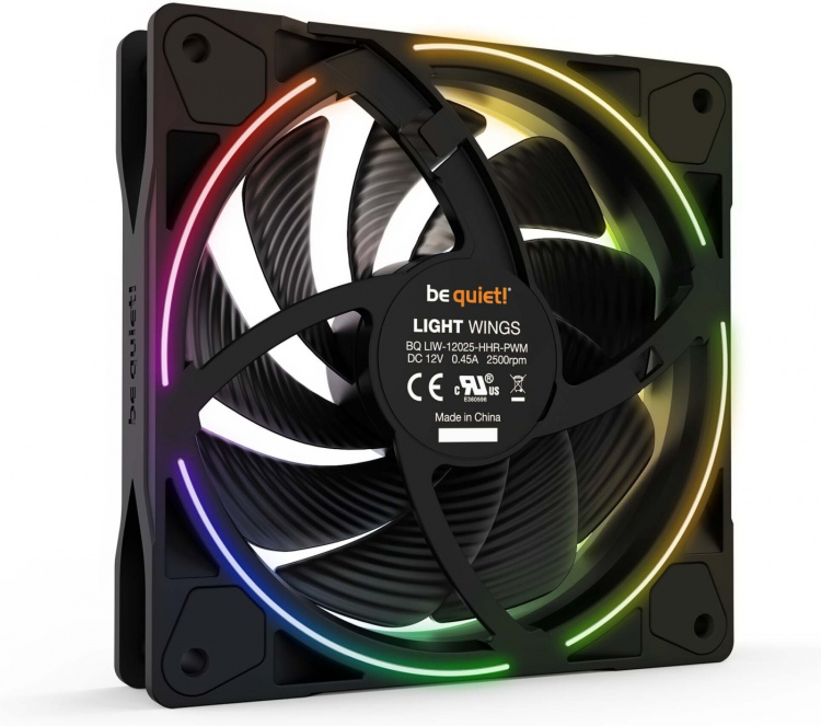 Be Quiet! Light Wings PWM high-speed fan, 120 mm Be Quiet! Light Wings PWM high-speed fan, 120 mm