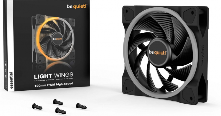 Be Quiet! Light Wings PWM high-speed fan, 120 mm Be Quiet! Light Wings PWM high-speed fan, 120 mm