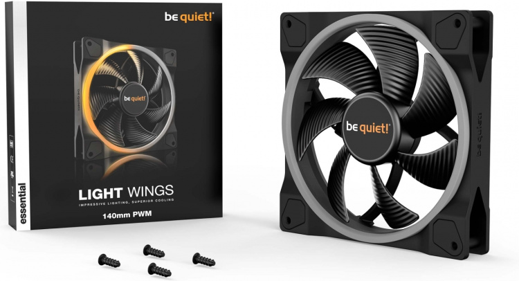 Be Quiet! Light Wings PWM fan, 140 mm Be Quiet! Light Wings PWM fan, 140 mm