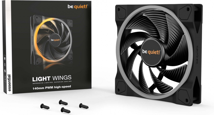 Be Quiet ! Light Wings PWM high-speed fan, 140 mm Be Quiet ! Light Wings PWM high-speed fan, 140 mm