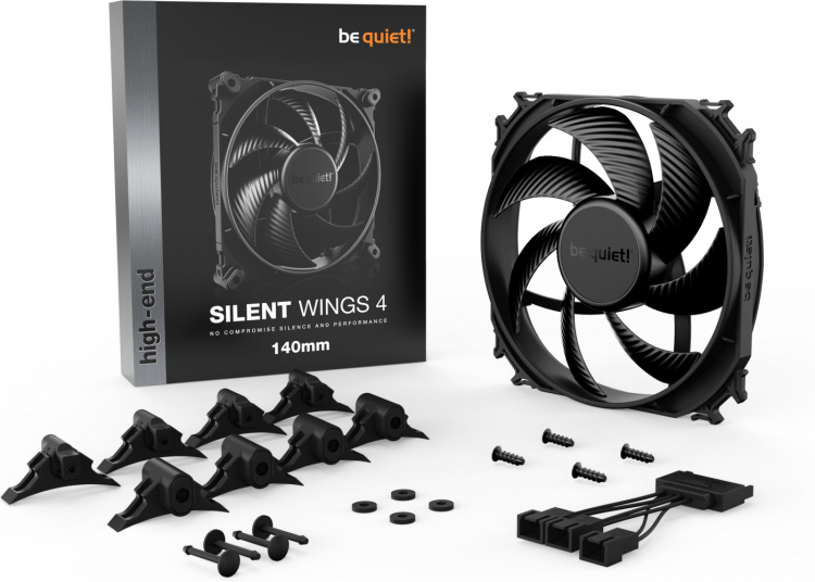Be Quiet! Silent Wings 4 fan, 140 mm Be Quiet! Silent Wings 4 fan, 140 mm